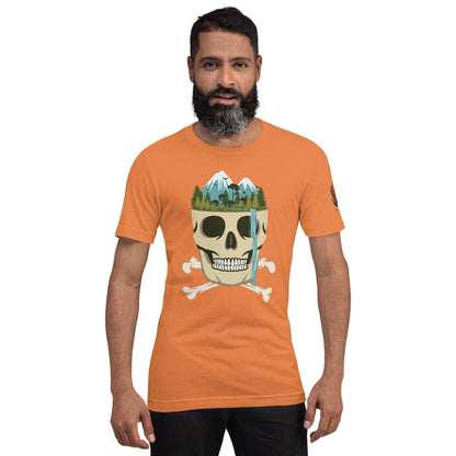 Skull Waterfall Unisex t-shirt ,   |  Hungry Phoenix Apparel