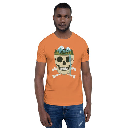 Skull Waterfall Unisex t-shirt ,   |  Hungry Phoenix Apparel