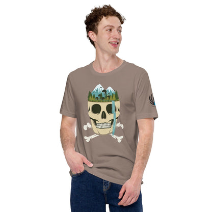 Skull Waterfall Unisex t-shirt ,   |  Hungry Phoenix Apparel